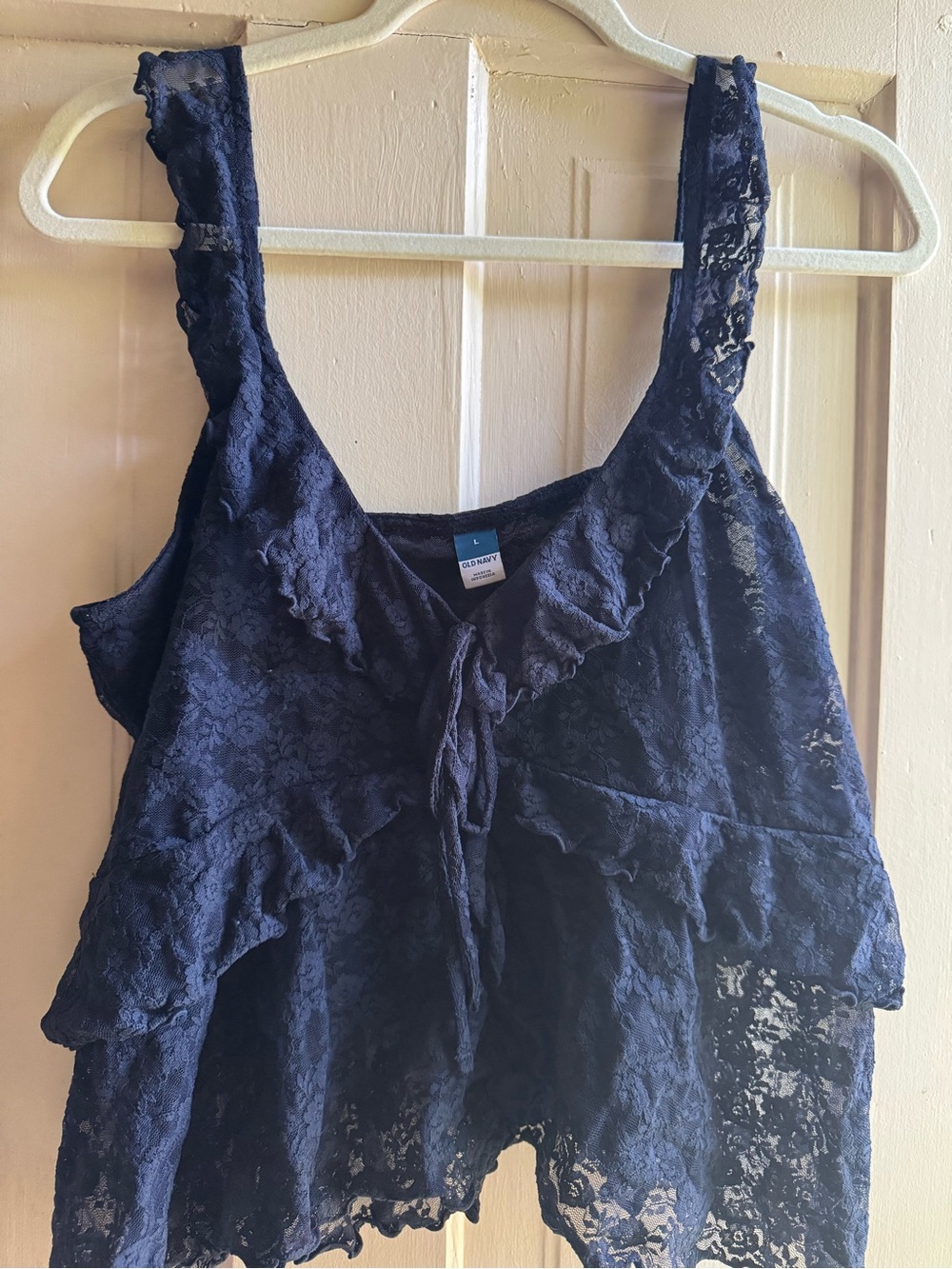 Old Navy Lace Ruffle Tank Top - Women